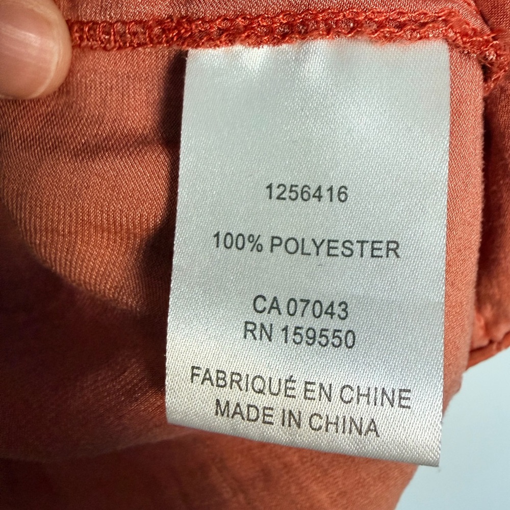 Cynthia Rowley Orange Ruffle Blouse - Picture 4 of 4